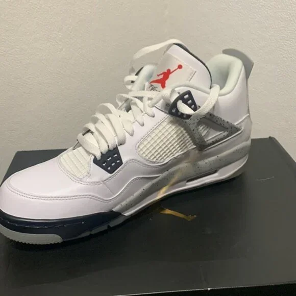 Nike | Shoes | Air Jordan 4 Retro Golf Og White Cement  display picture 1